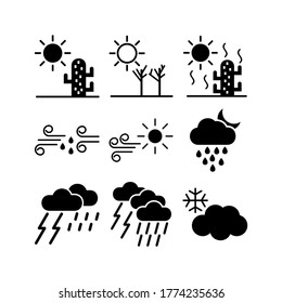 Climate icon or logo isolated sign symbol vector illustration - Collection of high quality black style vector icons
