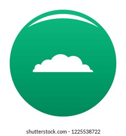 Climate icon. Simple illustration of climate vector icon for any design green