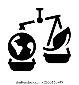 Elemento Ícone Da Justiça Climática Para O Projeto