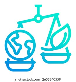 Elemento de icono de justicia climática para diseño