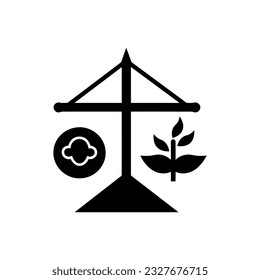 Climate Justice icon on white background