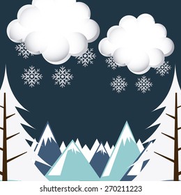 climate landscape design, vector illustration eps10 graphic 
