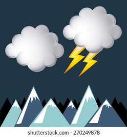 climate landscape design, vector illustration eps10 graphic 