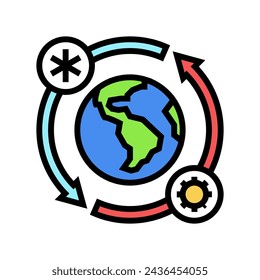 climate resilience energy policy color icon vector. climate resilience energy policy sign. isolated symbol illustration