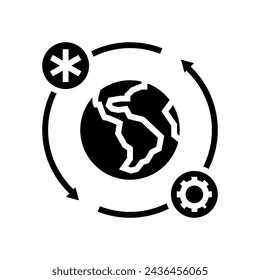 climate resilience energy policy glyph icon vector. climate resilience energy policy sign. isolated symbol illustration