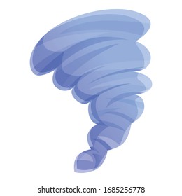 Icono del tornado climático. Dibujo de un icono del vector del tornado climático para el diseño web aislado en fondo blanco