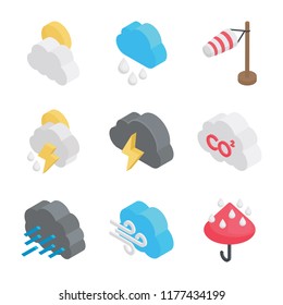 
Climatic conditions icons
