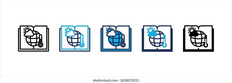 Climatology Multi Style Icon Set