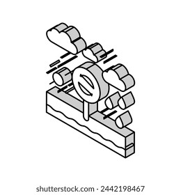 climatope system isometric icon vector. climatope system sign. isolated symbol illustration