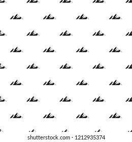 Climb on mountain pattern seamless vector repeat geometric for any web design