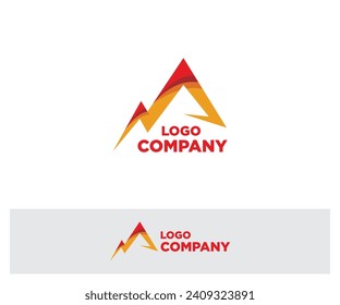 climb outdor sport logo mountain ilustration vector