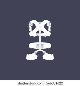 Climber belt icon.