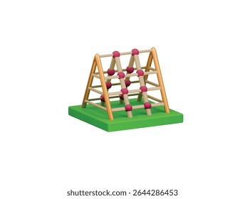  ícone de escalador renderização de ilustração 3d