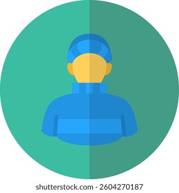 Climber Icon Element For Design