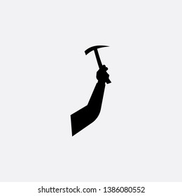 climber icon sign signifier vector