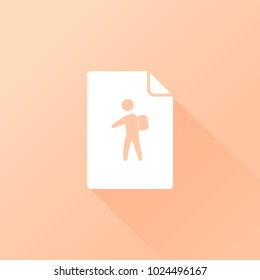 climber icon. sport sign