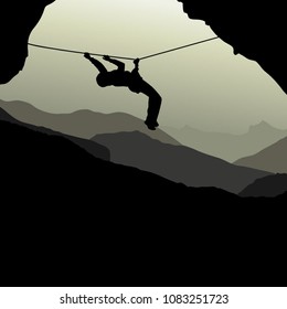 climber rock mountain