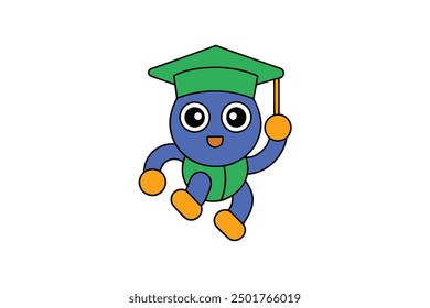 Climber School Vector Illustration - Educational and Adventure Graphic Design