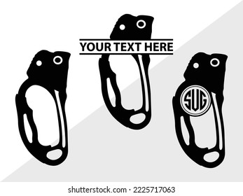 Climber Tools Monogram Printable Vector Illustration