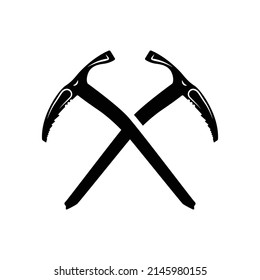 Climbing Axe Vector, Sign And Symbol, EPS 10 Vector