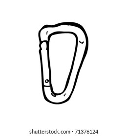 Climbing Carabiner Cartoon Stock Vector (Royalty Free) 72418198 ...