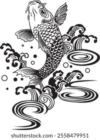 Climbing Carp reflects the resilience of the headmaster’s unique style, symbolizing strength and determination, akin to a carp swimming against the current.