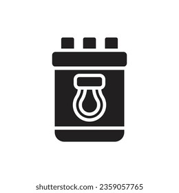 Climbing Chalk Filled Icon Vector Illustration