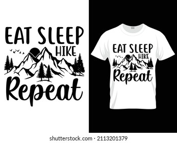 Climbing hiking SVG t-shirt design Template