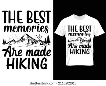 Climbing hiking SVG t-shirt design Template