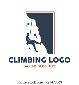 Climbing Illustration Logo