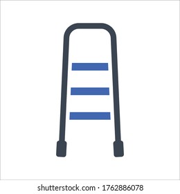 Climbing ladder icon, vector graphics