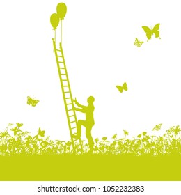 Climbing up the ladder and making a career