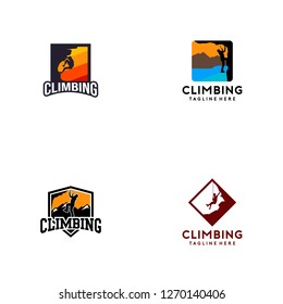 Climbing Logo Design Template