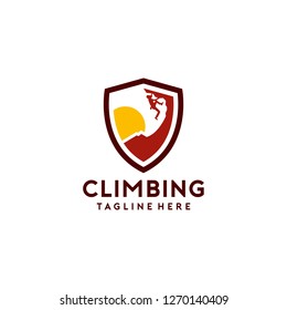 Climbing Logo Design Template