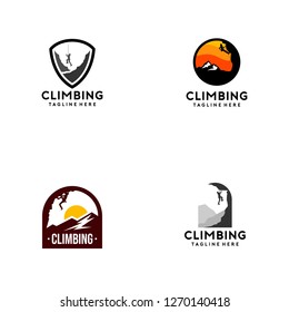 Climbing Logo Design Template
