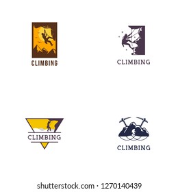 Climbing Logo Design Template