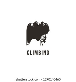 Climbing Logo Design Template