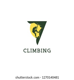 Climbing Logo Design Template