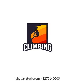 Climbing Logo Design Template