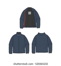 Climbing Puffer Jacket Template