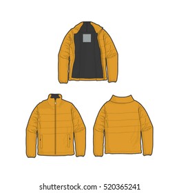 Climbing Puffer Jacket Template