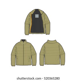 Climbing Puffer Jacket Template