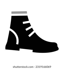 Climbing Shoes glyph icon. Adventure icon set. Vector illustration isolated on white background.