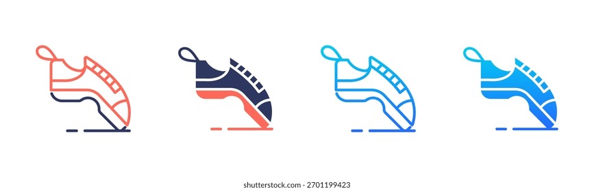 Paquete de iconos de zapatos de escalada en múltiples estilos