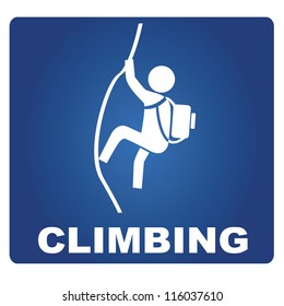 climbing signage