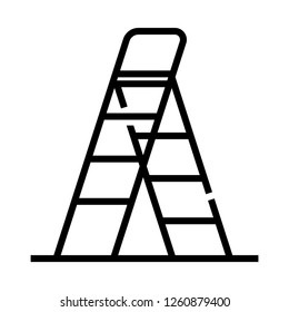 Climbing stairs icon