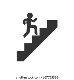 climbing stairs icon