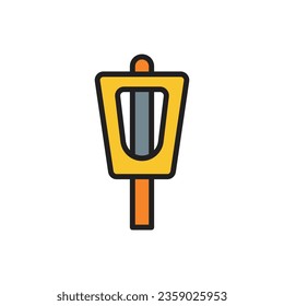 Climbing Stopper Icon Vector Illustration