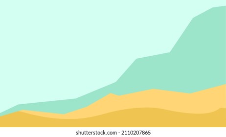 climbing and strange mountain and desert background