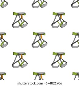 Climbing strapping, insurance.Mountaineering single icon in cartoon style vector symbol stock illustration web.